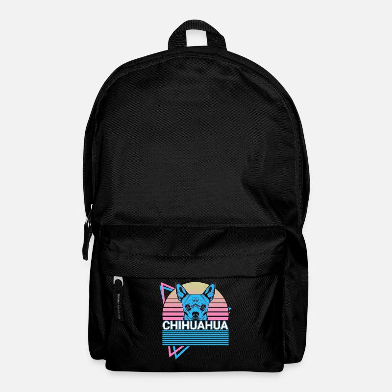 Chihuahua Retro - Rucksack - Schwarz