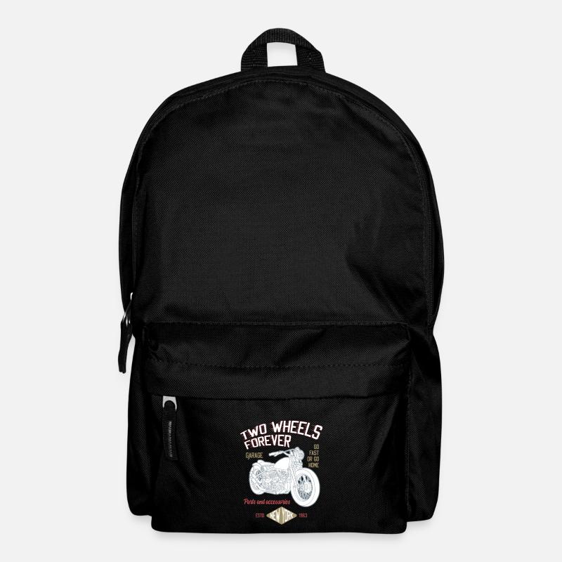 Biker, Motorradfahrer - Rucksack - Schwarz