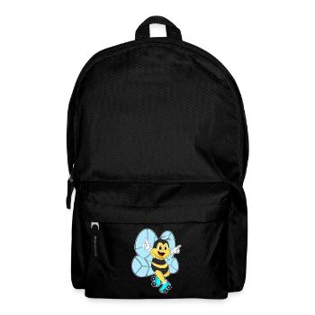 Biene Rollschuhfahren Rollschuhe - Rucksack - Schwarz - Vorne