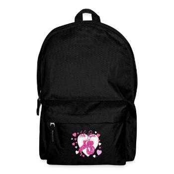 5 Geburtstag Mädchen - Rucksack - Schwarz - Vorne