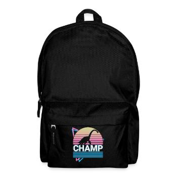 Champ Kryptide Kryptozoologie Retro - Rucksack - Schwarz - Vorne