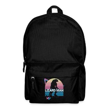 Eidechsenmann Kryptide Kryptozoologie Retro - Rucksack - Schwarz - Vorne