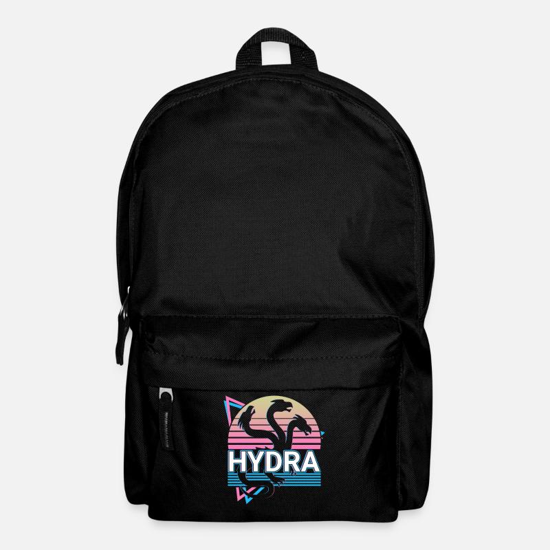 Hydra Ancient Greek Mythology Retro - Backpack - black