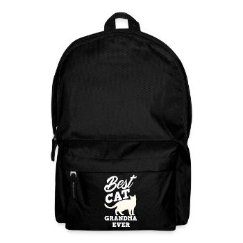Katze Katzen Großmutter - Rucksack - Schwarz - Vorne