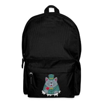 Cat Poker Poker Cards - Backpack - black - Front
