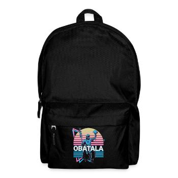 Obatala Orisha Afrikanische Gottheit Yoruba Religi - Rucksack - Schwarz - Vorne