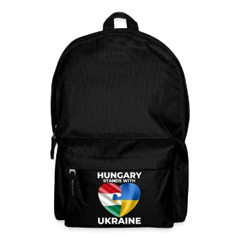 Hungary supports Ukraine - Backpack - black - Front