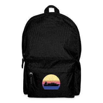 Feederschiff - Rucksack - Schwarz - Vorne