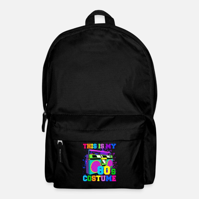 das ist mein 80s Kostüm 80er Jahre Geschenk - Rucksack - Schwarz