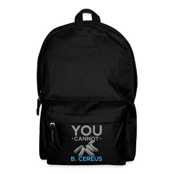 You can't B. Cereus Biologist Science Bio - Backpack - black - Front