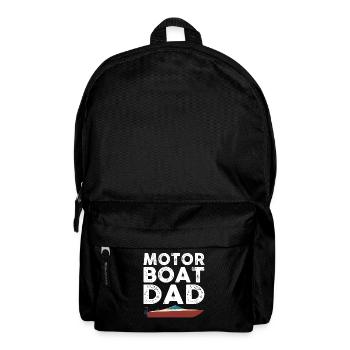 Tolles Motorboot-vater-outfit - Rucksack - Schwarz - Vorne