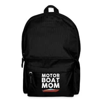 Great Motorboat Mom Outfit Motorboat For Women - Backpack - black - Front