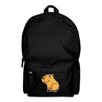 Capybara Wasserschwein - Sac à dos - noir - Devant