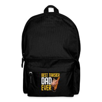 Tarsier Dad Tier Tarsier Whisperer Vatertag - Rucksack - Schwarz - Vorne
