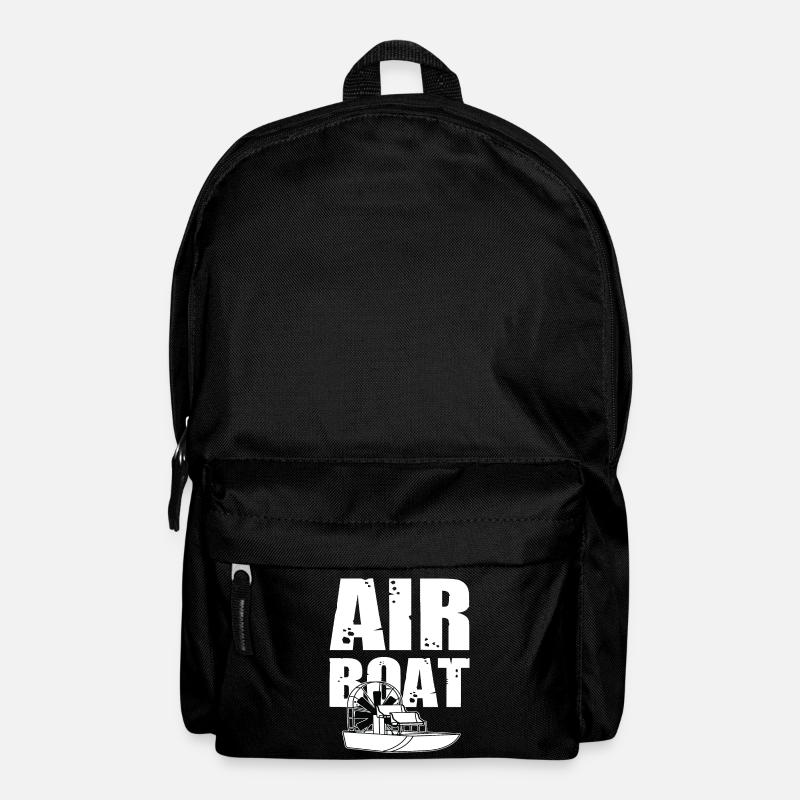 Cooles Airboat-design - Rucksack - Schwarz
