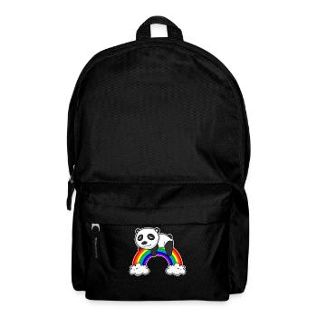 Rainbow Panda - Backpack - black - Front