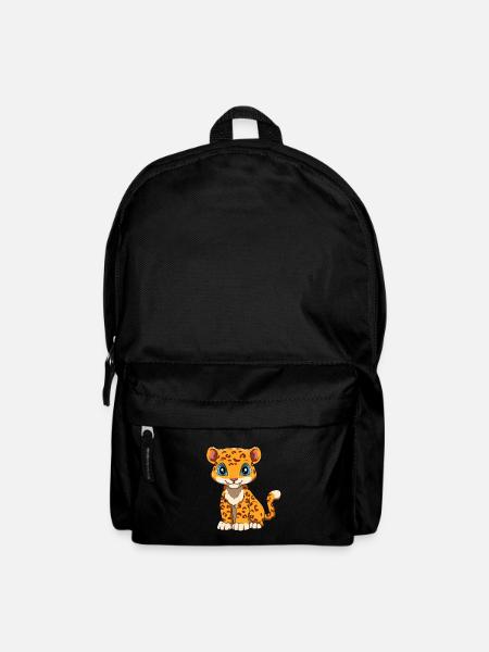 Baby Leopard für eine Leoparden Liebhaber - Rucksack - Schwarz