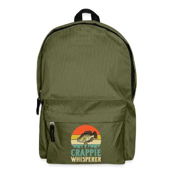 Chuchoteur de crappie - Sac à dos - vert olive - Devant