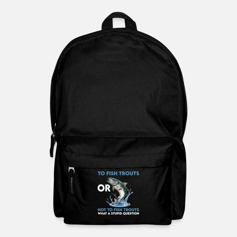 Pêche à la truite - Sac à dos - noir