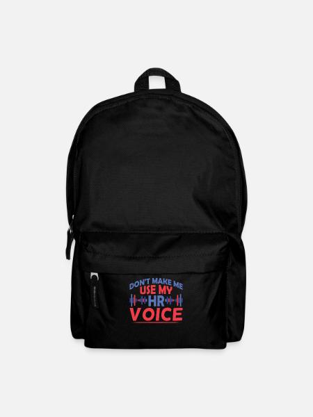 Zwinge Mich Nicht Meine Hr Stimme Zu Benutzen - Rucksack - Schwarz