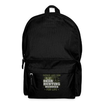 Buck Deer Hunting Hunter Father - Backpack - black - Front