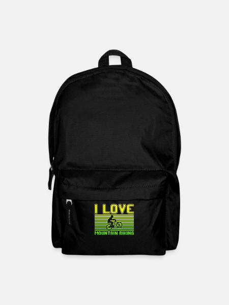 I love mountain biking - Rucksack - Schwarz