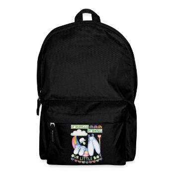 Baby, Baby Boy, Baby Boy, Saying with Rainbow - Backpack - black - Front