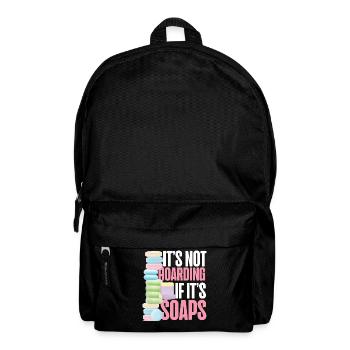 Fabrication de savon Artisanat Ce n’est pas - Sac à dos - noir - Devant