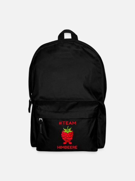Himbeere Gesund Obst Design - Rucksack - Schwarz
