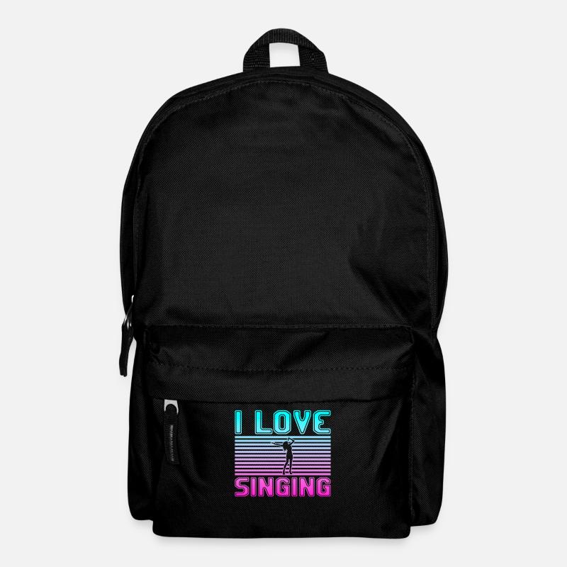 I love singing - Rucksack - Schwarz