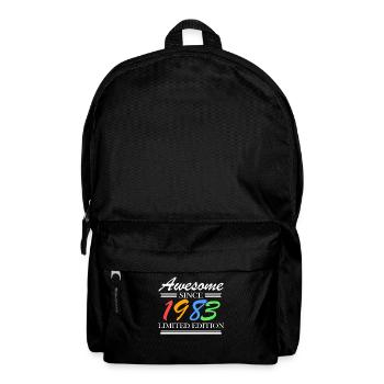 1983 - Born 1983 - Fantastic since 1983 - Backpack - black - Front