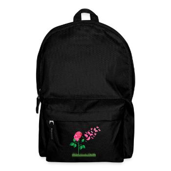 Rose Blumen Rosen Pflanzen Design - Rucksack - Schwarz - Vorne