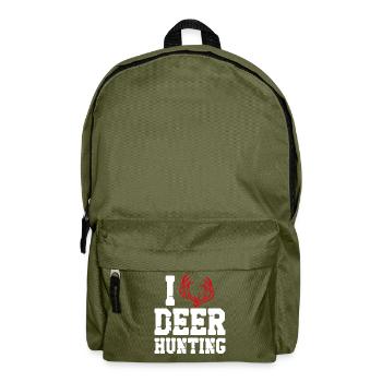 Buck Deer Hunting Hunter Heart I - Backpack - olive green - Front