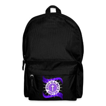 Jésus-Christ, Jésus-Christ, Parole, Typographie - Sac à dos - noir - Devant