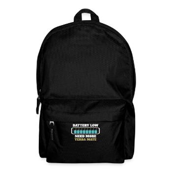 Funny Need More Yerba Mate Tea - Backpack - black - Front