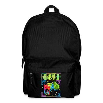 Rainbow Chameleon, LGBT Pride-Rainbow LGBTQ - Sac à dos - noir - Devant
