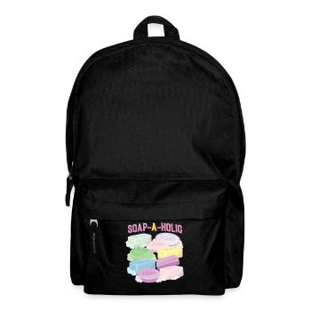 Soap Making Crafting Soap-A-Holic - Backpack - black - Front