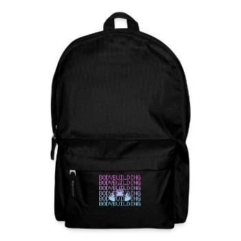 culturisme - Sac à dos - noir - Devant