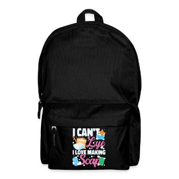 Soap Making Crafting I Can't Lye I - Backpack - black - Front