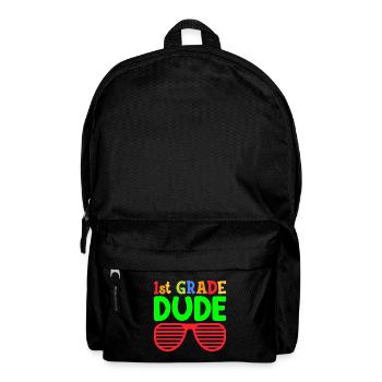 1. Klasse Dude Rainbow Girls Boys Teacher Team - Rucksack - Schwarz - Vorne
