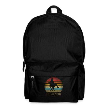 At The Studio Film Director Movies Retro Vintage - Backpack - black - Front