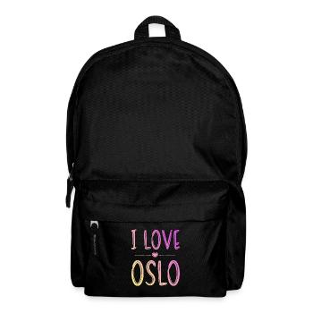 I Love Oslo - Backpack - black - Front