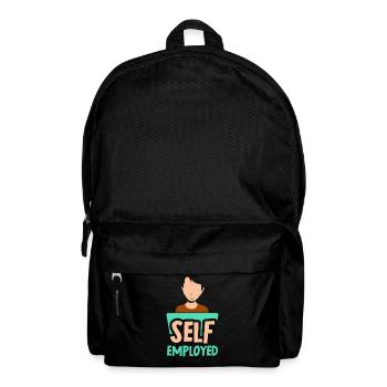 Selbstständig Mama Freelancer Freiberufler - Rucksack - Schwarz - Vorne