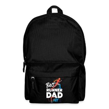 Running Runner Half Marathon Dad - Rucksack - Schwarz - Vorne