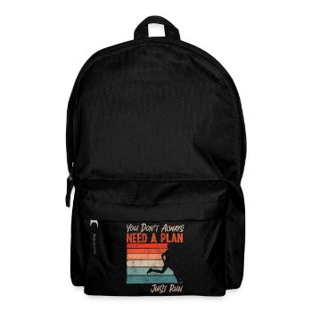 Running Runner Half Marathon You - Backpack - black - Front