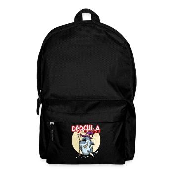 Dadcula Dracula Vampire Papa Drôle Fête d’Halloween - Sac à dos - noir - Devant