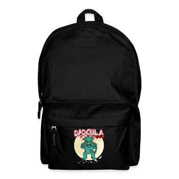 Dadcula Dracula Vampire Papa Drôle Fête d’Halloween - Sac à dos - noir - Devant