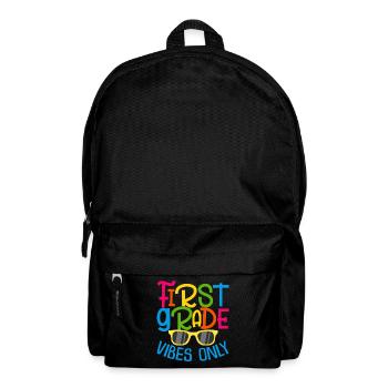 Back To School First Grade Vibes Student Teacher - Backpack - black - Front