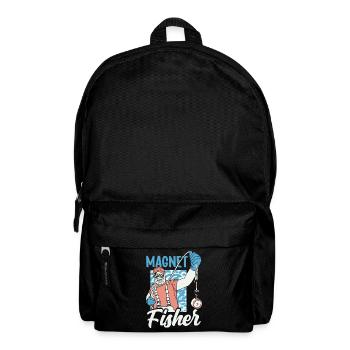 Magnetfischer Magnet Magnetfischen - Rucksack - Schwarz - Vorne