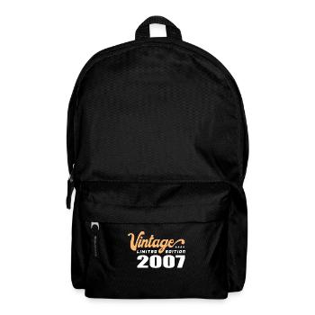 Vintage Anniversaire Anniversaire Rétro 2007 Limité - Sac à dos - noir - Devant